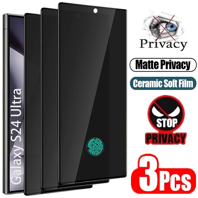 Matte Anti Glare Screen Protector - 3 stuks matte keramische privacyschermbeschermer voor