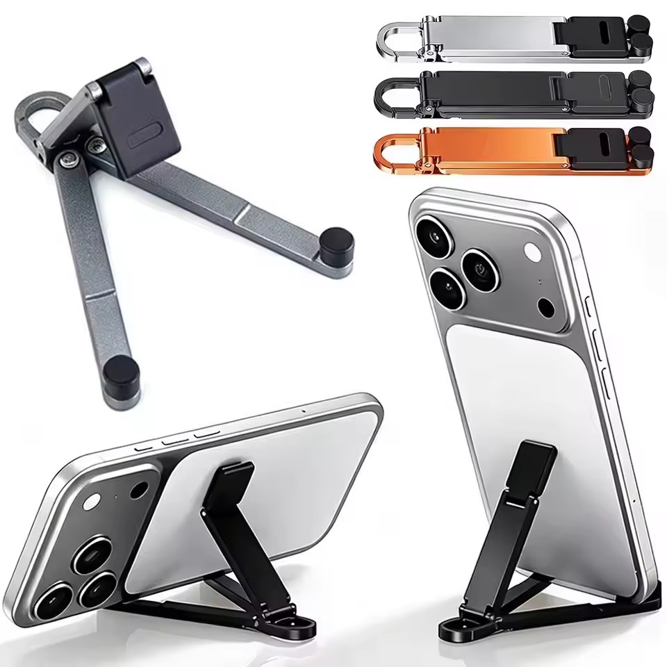 Phone Stands - Vouwbare sleutelhanger telefoonstandaard, multi-hoek verstelbaar, lichtgewicht,