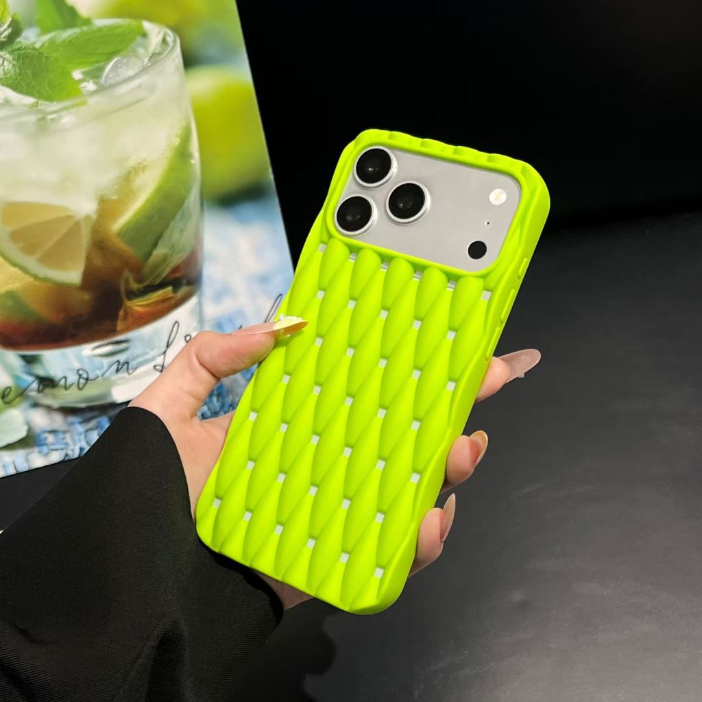 Heat Dissipation Mesh Breathable Case - Ademende mesh telefoonhoes met geweven textuur,