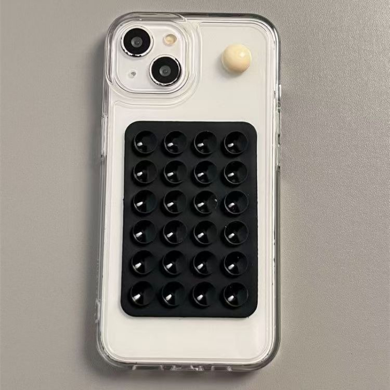 Phone Cases - Siliconen zuignap telefoonhoesje houder antislip klevende