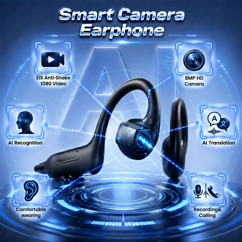 Earphones - NIEUWE Al Smart Shooting Hoofdtelefoons 800W
