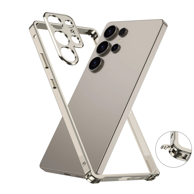Metal Bumper Aluminum Frame Case - Aluminium Frame Bumper Case voor Samsung