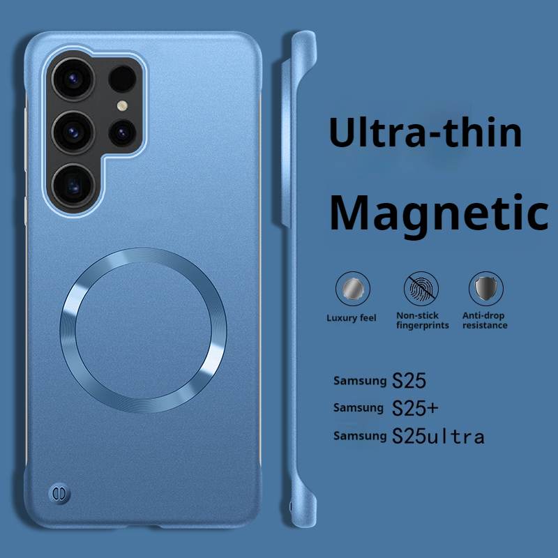 Ultra Thin Frameless Phone Cover - Dunne frameloze ultradunne magnetische telefoonhoes voor