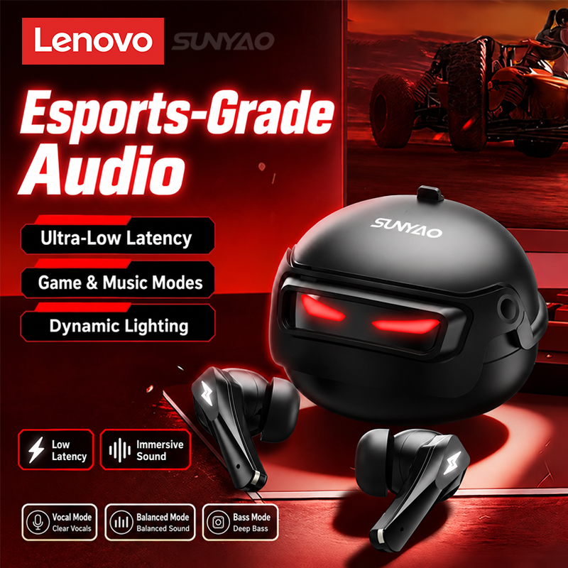 Phone Cases - Lenovo GT101 gamingheadset, draadloos, Bluetooth 6.0,