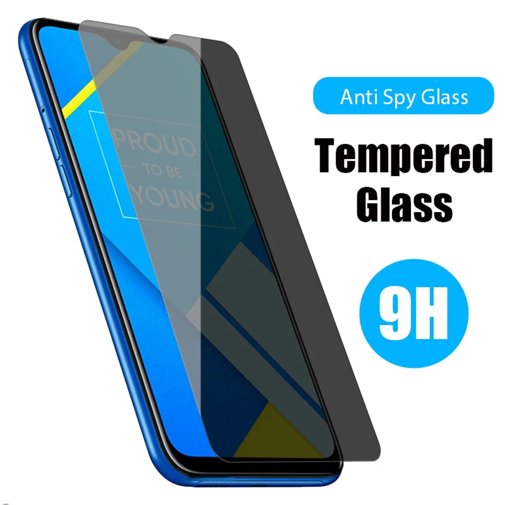 Anti Spy Privacy Glass Case - Anti-spion case voor vivo y55s 5g