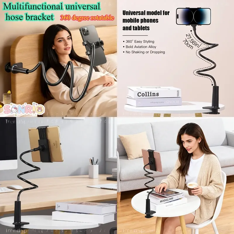 Phone Stands - 360 graden flexibele slang telefoonhouder, luie
