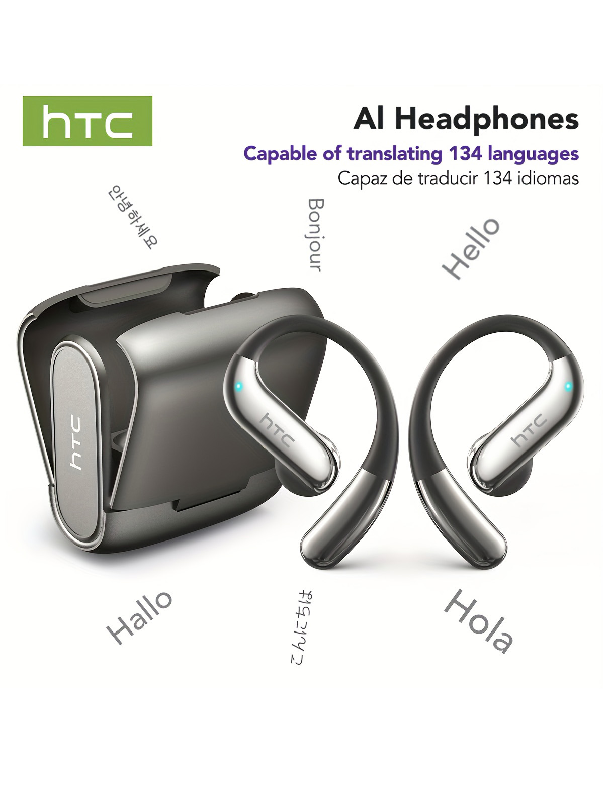 Earphones - Open oor Bluetooth-hoofdtelefoon HTC 30-uurs afspelen
