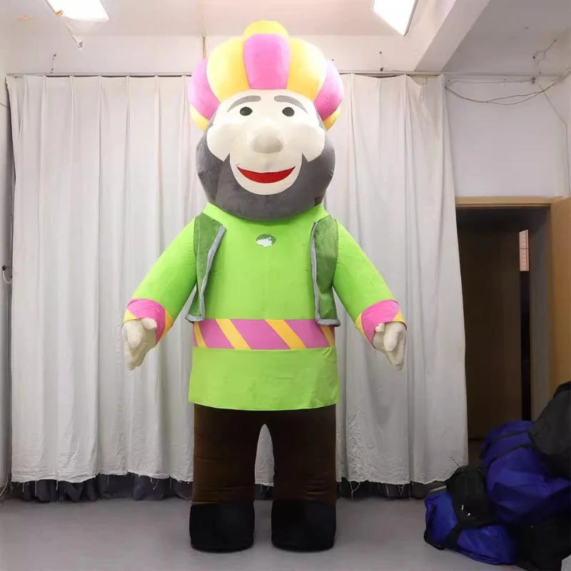 Chargers - Opblaasbaar Arabisch mascottekostuum, grappige pluche pop