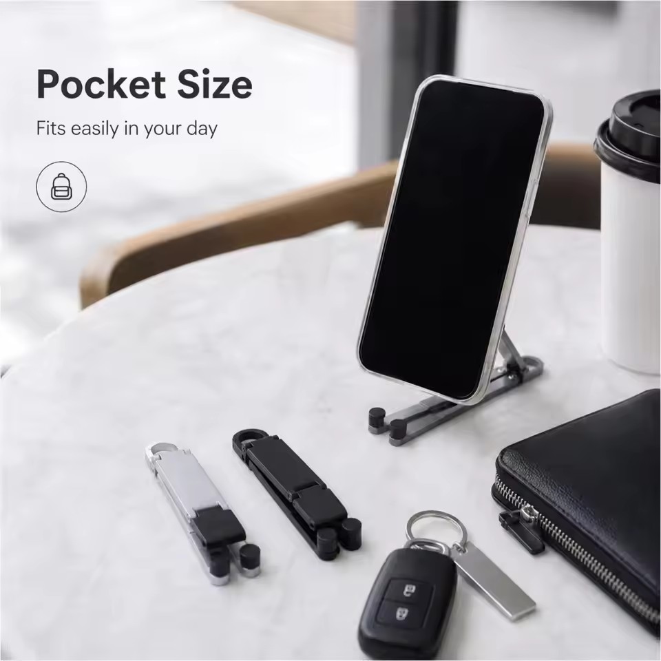 Vouwbare sleutelhanger telefoo - Phone Stands recensie en prijs