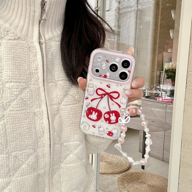 Schattig cartoon zoet kersen M - Cute Cartoon Wrist Strap Silicone Case recensie en prijs