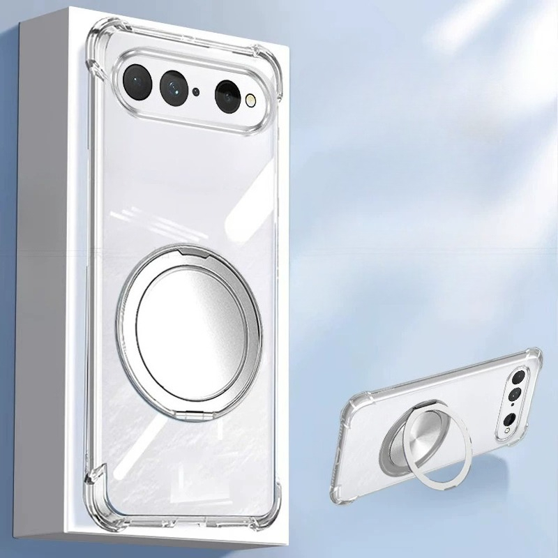 Magnetische hoes met houder vo - Clear Shockproof Bumper Case recensie en prijs