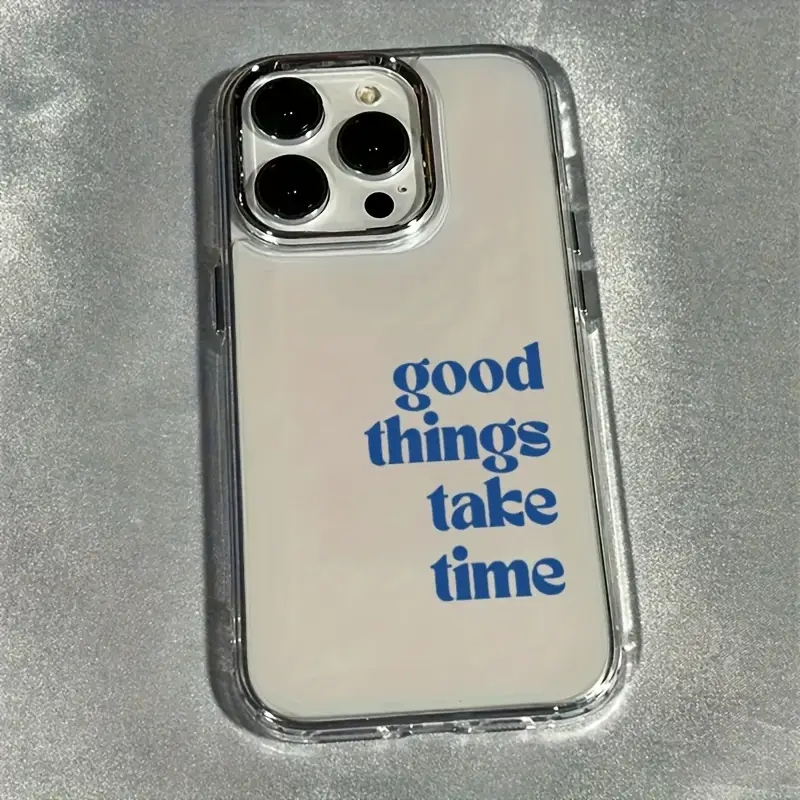 Good Things Take Time Lens Fra - Clear Shockproof Bumper Case recensie en prijs