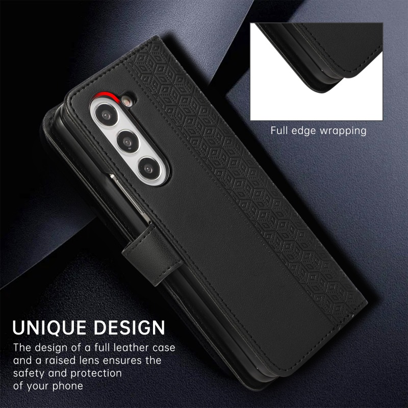 Leren flip telefoonhoesje voor - Leather Wallet Card Holder Phone Cover recensie en prijs