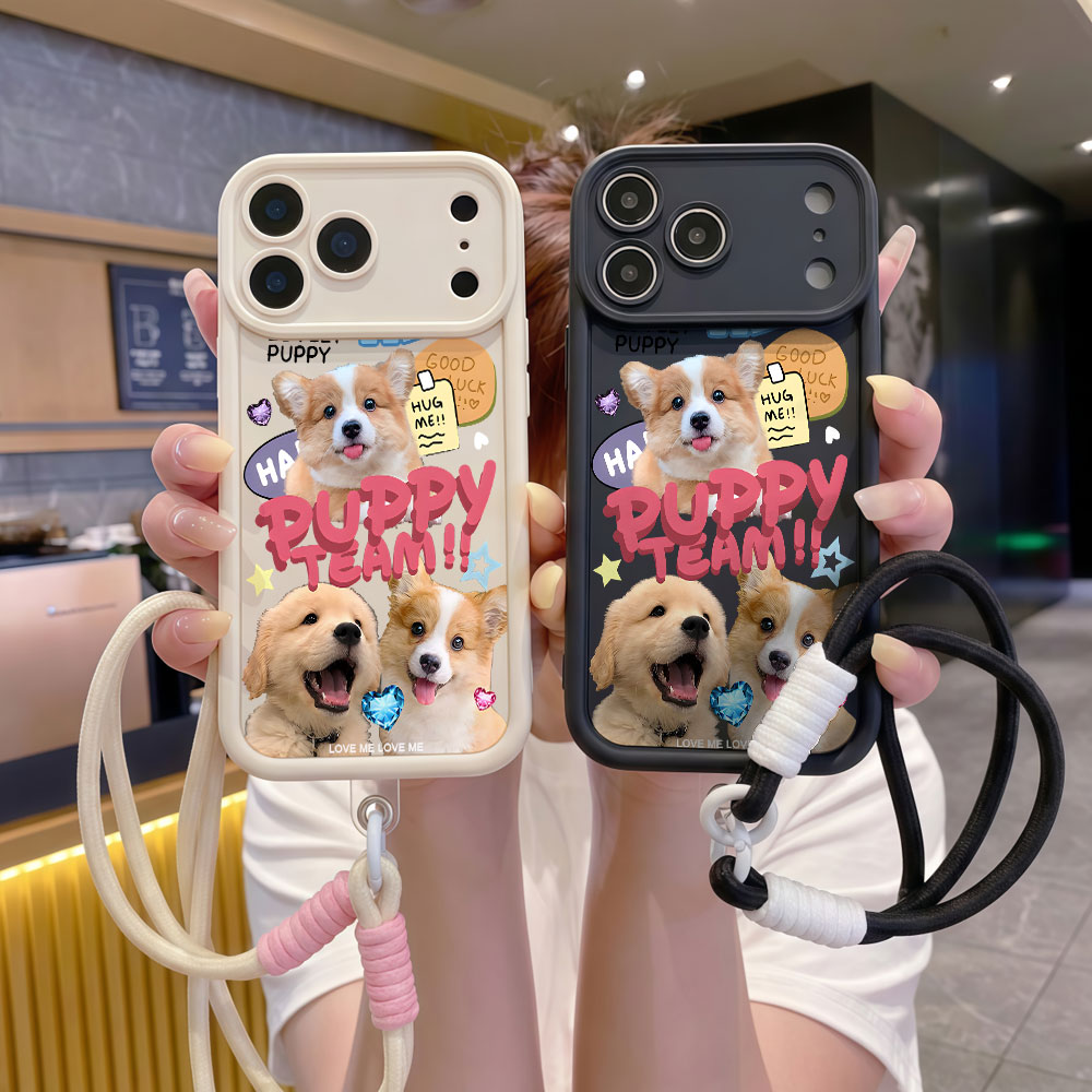 Zachte telefoonhoesjes met pol - Cute Cartoon Wrist Strap Silicone Case recensie en prijs