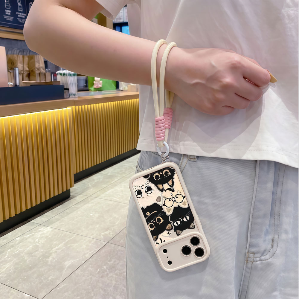 Schokbestendige lanyard schatt - Cute Cartoon Wrist Strap Silicone Case recensie en prijs