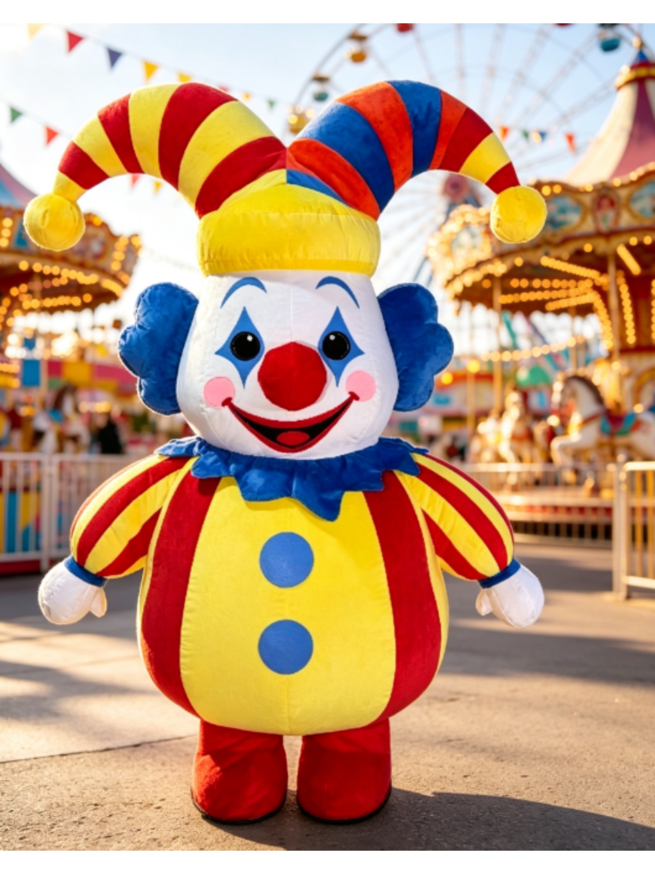 Opblaasbaar Circus Clown Masco - Chargers recensie en prijs