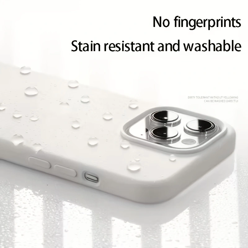 Effenkleurige vloeibare silico - Liquid Silicone Magnetic Phone Case recensie en prijs