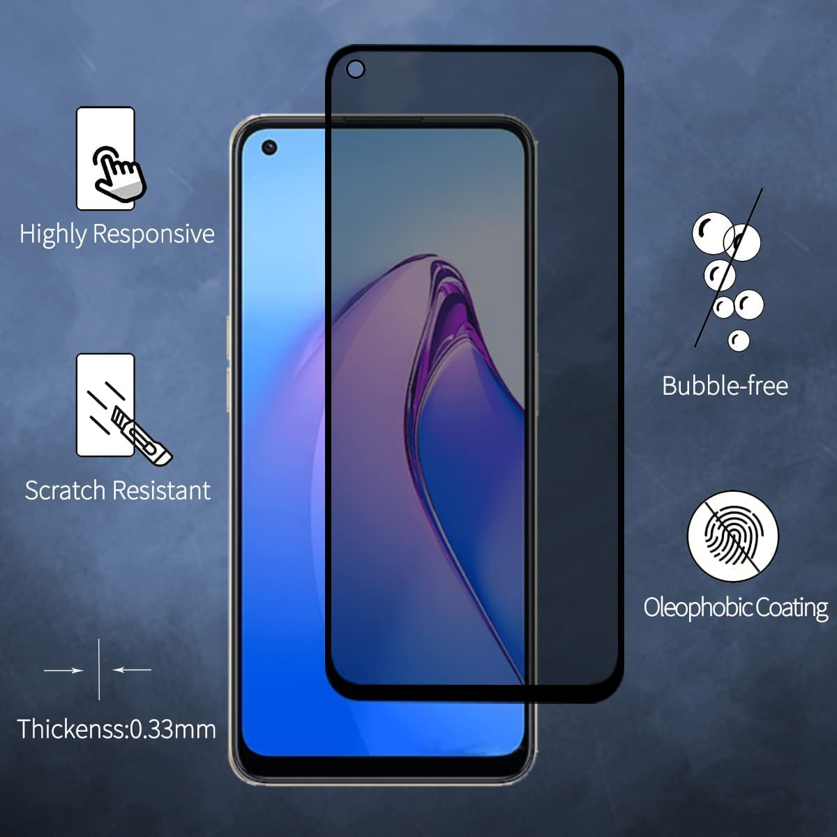 Anti Spy Screen Protector Voor - Anti Spy Privacy Glass Case recensie en prijs