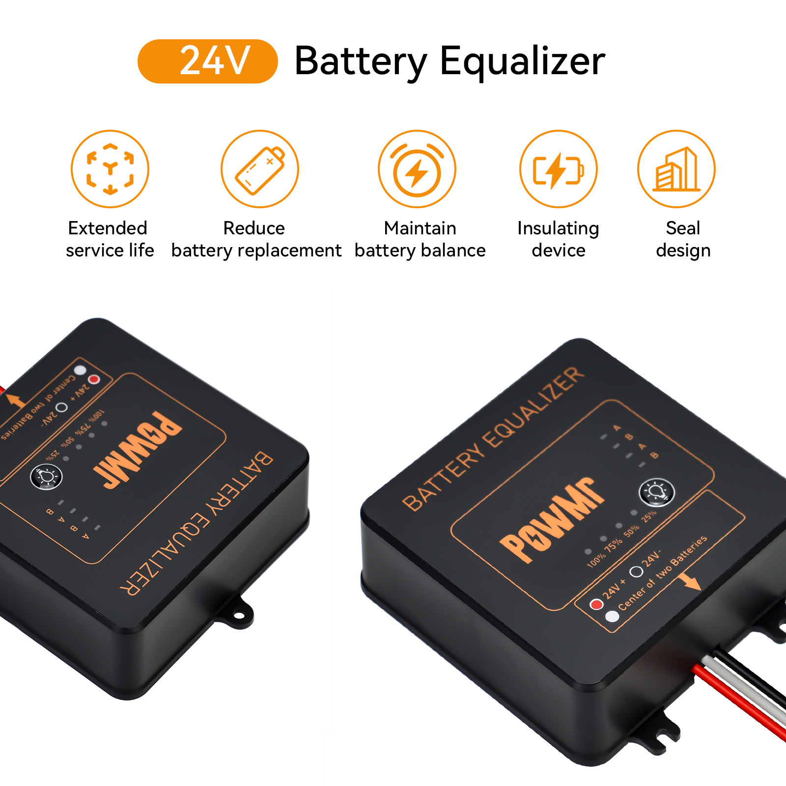 PowMr BE24 Batterij Equalizer  - Power Banks recensie en prijs