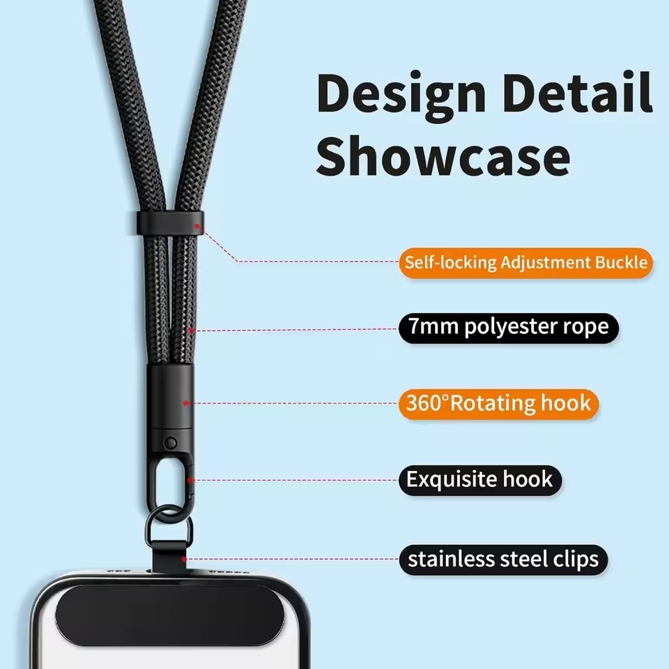 Universele telefoonkoord met c - Crossbody Lanyard Neck Strap Case recensie en prijs