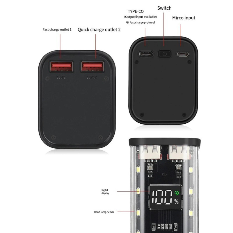USB Type C Poort Ontwerp 8X186 - Power Banks recensie en prijs