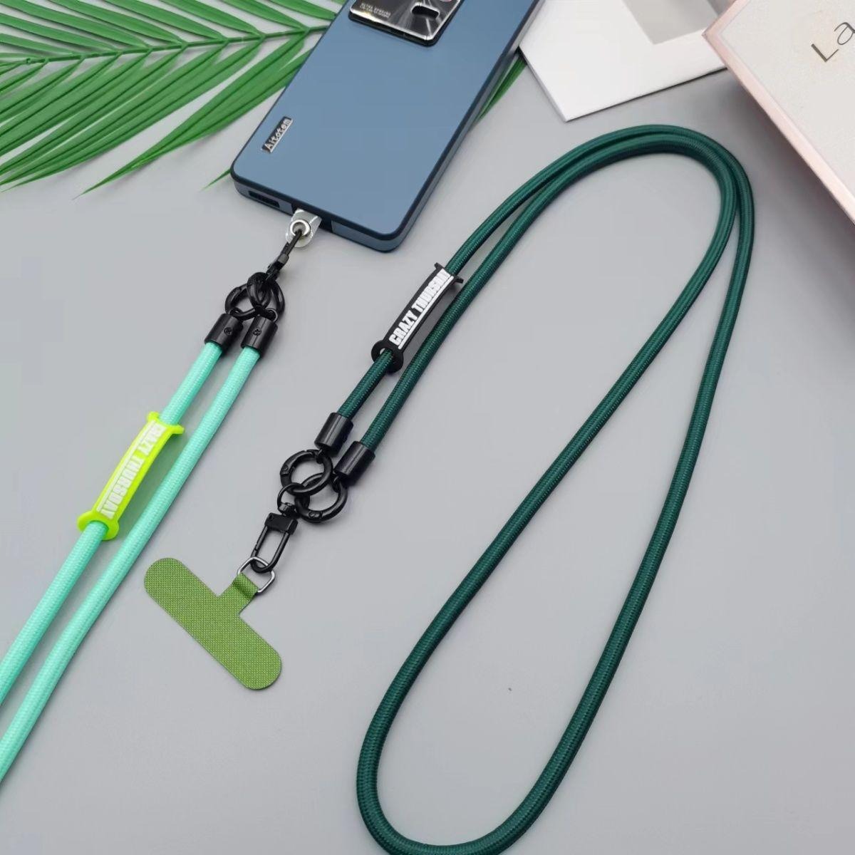 Lange effenkleurige crossbody  - Crossbody Lanyard Neck Strap Case recensie en prijs