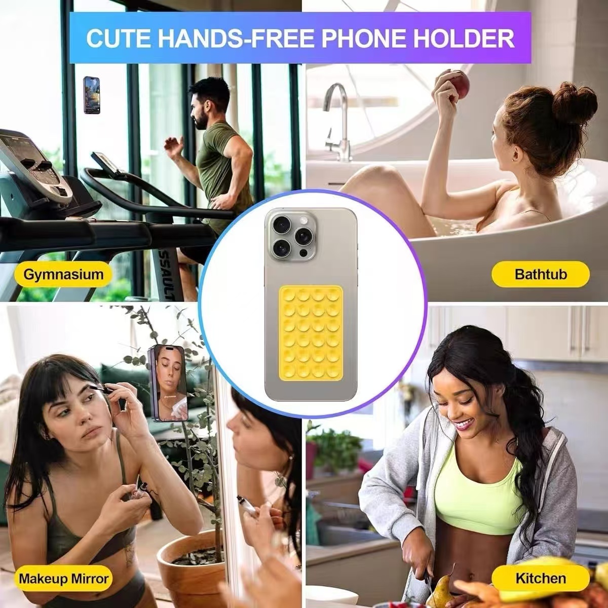 Siliconen zuignap telefoonhoud - Phone Cases recensie en prijs