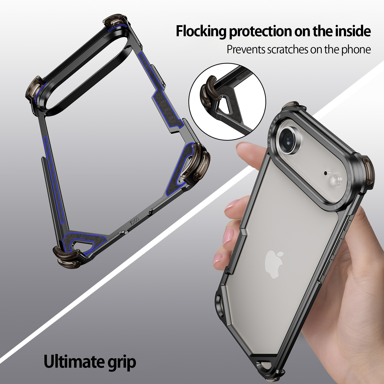 Eary Aluminium Telefoonhoesje  - Ultra Thin Frameless Phone Cover recensie en prijs