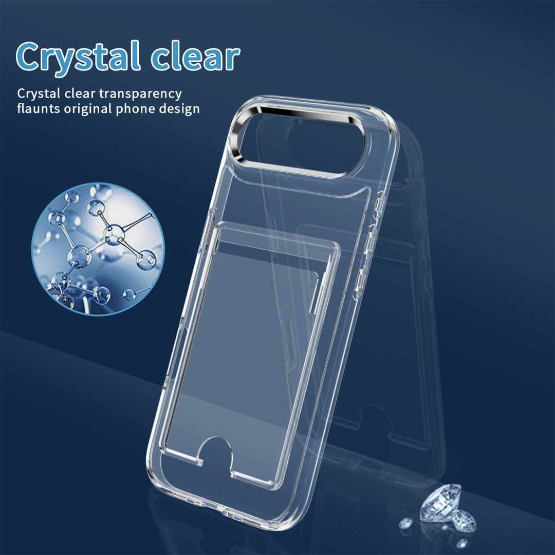 Luxe Clear Card Slot Houder Wa - Clear Shockproof Bumper Case recensie en prijs