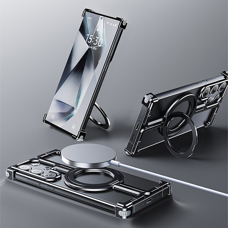 Metalen Frameloze Magnetische  - Metal Bumper Aluminum Frame Case recensie en prijs
