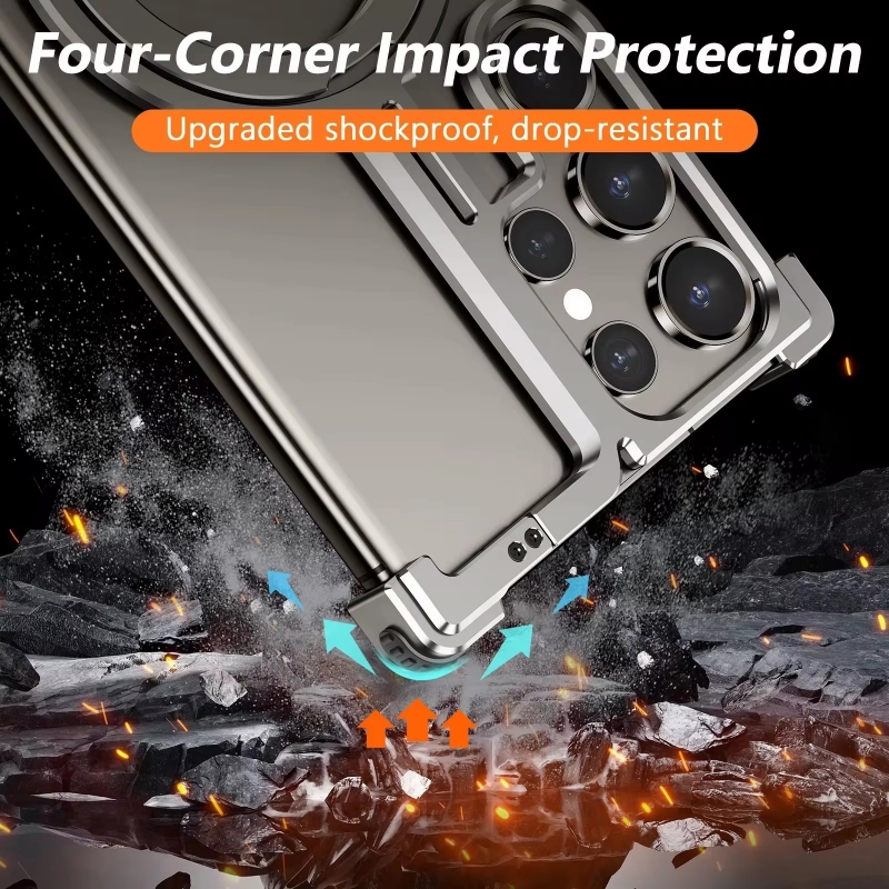 Metalen Frameloze Magnetische  - Metal Bumper Aluminum Frame Case recensie en prijs