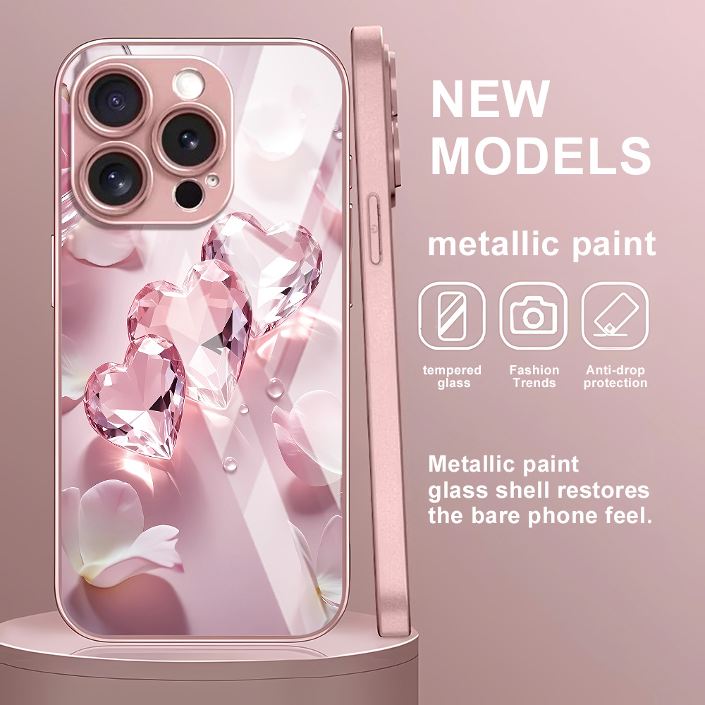 Roze Vlinder Gehard Glas Case  - Screen Protectors recensie en prijs