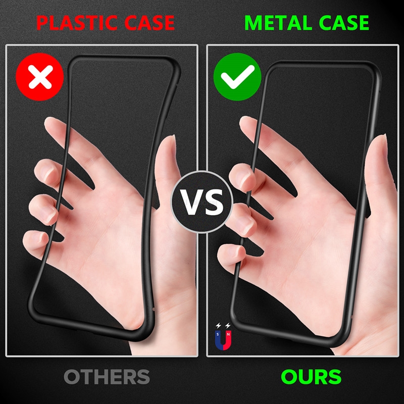 Magnetische gehard glazen priv - Anti Spy Privacy Glass Case recensie en prijs